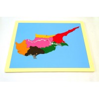 Puzzle Map - Cyprus