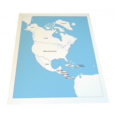 Harta control - America de Nord