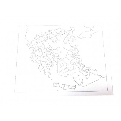 Harta control fara denumiri - Grecia Administrativa