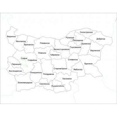 Harta control a Bulgariei