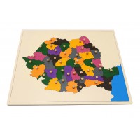 Harta puzzle pentru acasa - Romania