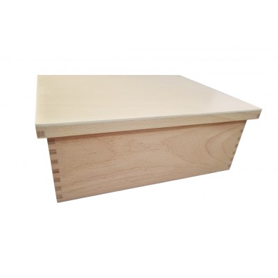 Caseta lemn cu capac 31cmx23.5cmx12.5cm